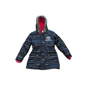 Monster High Girls Sz 7-8 winter Coat Parka Jacket W hood Puffer 2014